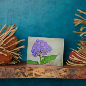 Hydrangea Plaque Fotoplaat (Zijkant)