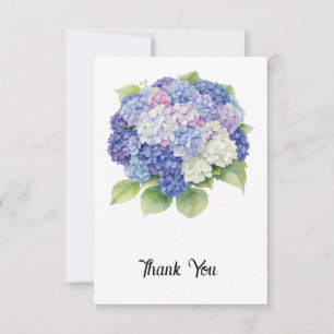 Hydrangea Platte Dankkaart Bedankkaart