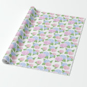 Hydrangea Print Cadeaupapier (Uitgerold)