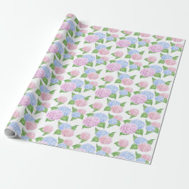 Hydrangea Print Cadeaupapier