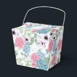 Hydrangea Print Feestbehandelingsdoos Bedankdoosjes<br><div class="desc">Het cadeaudoosje is afgebeeld met een bloemige hydrangea-afdruk. 
Pas dit item aan of koop het zoals het is.
Tip: Voeg gewoon uw lekkere behandelingen toe en wat vrolijke linten.</div>