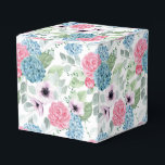 Hydrangea Print Feestbehandelingsdoos Bedankdoosjes<br><div class="desc">Het cadeautje doosje is te zien met een hydrangea bloemenprint.</div>