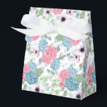 Hydrangea Print Feestbehandelingsdoos Bedankdoosjes<br><div class="desc">Het feestgunstendoosje is afgebeeld met een hydrangea-bloemenprint. 
Pas dit item aan of koop het zoals het is.
Tip: Voeg gewoon uw lekkere traktaties toe en wat vrolijke linten.</div>