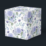 Hydrangea Print Feestcadeau Doos Bedankdoosjes<br><div class="desc">Cadeau doos is getoond met een hydrangea print. 
Pas dit item aan of koop het als is.
Tip: Voeg lekkere treats en wat vrolijk lint toe.</div>