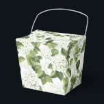 Hydrangea Print Feestcadeautjes Doos Bedankdoosjes<br><div class="desc">De feestgunstendoos wordt getoond met een witte hydrangea bloemenprint. 
Pas dit item aan of koop het zoals het is.
Tip: Voeg gewoon je lekkere traktaties toe en wat vrolijke linten.



Gelicenseerde afbeelding</div>