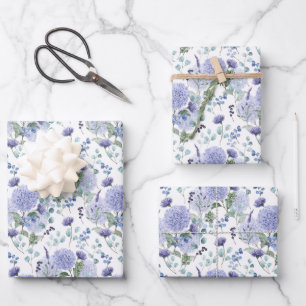 Hydrangea Print Wrapping Papier Bladen Inpakpapier Vel