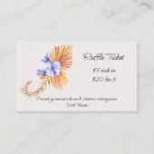 Hydrangea Raffle Ticket Informatiekaartje (Voorkant)