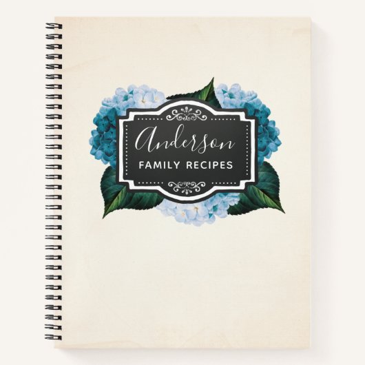 Hydrangea recepten of tijdschrift notitieboek (Voorkant)