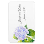 Hydrangea rechthoekig magneet (Verticaal)