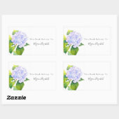 Hydrangea Rechthoekige Sticker (Vel)