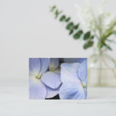 Hydrangea Reflection Visitekaartje2 - Gepersonalis Visitekaartje (Staand voorkant)