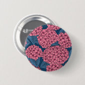 Hydrangea Ronde Button 5,7 Cm (Voorkant /achterkant)