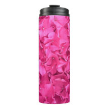 Hydrangea roze bloemenpatroon