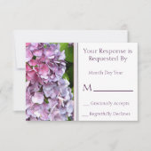 Hydrangea RSVP-kaart RSVP Kaartje (Voorkant)
