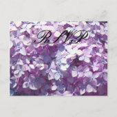 Hydrangea, RSVP Uitnodiging Briefkaart (Voorkant)