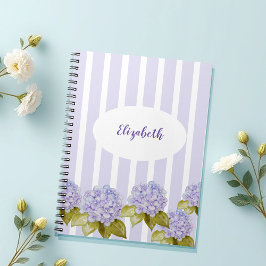 Hydrangea Schakeringen Van Paarsblauw Notitieboek