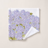 Hydrangea Schakeringen Van Paarsblauwe Bad Handdoe Handdoek (Wasdoekje)