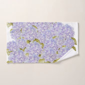 Hydrangea Schakeringen Van Paarsblauwe Bad Handdoe Handdoek (Handdoek)