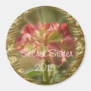 Hydrangea Secret Sister Magnet- of andere gelegenh Magneet