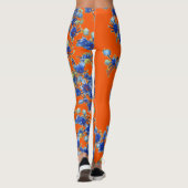 Hydrangea Sinaasappel Leggings (Achterkant)