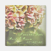 Hydrangea Sla de datummagneet op Magneet (Voorkant)