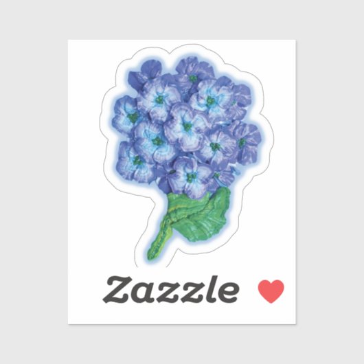 Hydrangea sticker (Vel)