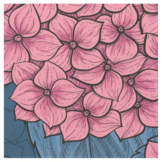 Hydrangea Stof (Close Up)
