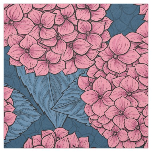 Hydrangea Stof (Swatch)