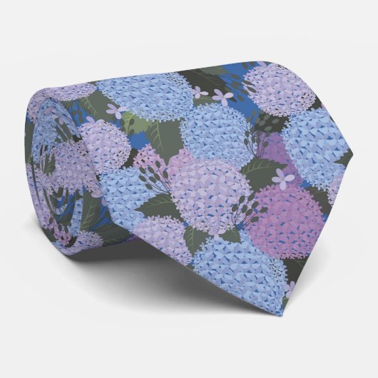 Hydrangea. Stropdas (Opgerold)