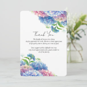 Hydrangea Sympathie Bloemendecoratie Rouwkaart Bed Kaart
