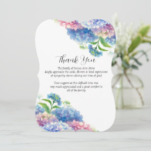Hydrangea Sympathie Bloemendecoratie Rouwkaart Bed Kaart