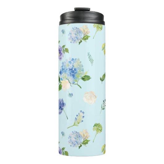 Hydrangea Thermal Tumbler Thermosbeker (Voorkant)