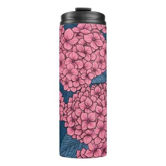 Hydrangea Thermosbeker (Voorkant)