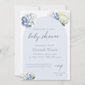 Hydrangea Trellis-Baby shower Kaart (Voorkant)