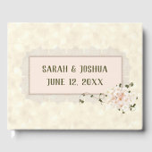 Hydrangea Trouwbloemen met lijst Gastenboek (Voorkant)