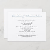 Hydrangea Trouwkaart Bijlage (Voorkant / Achterkant)