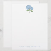 Hydrangea Tuin Briefhoofd (Voorkant / Achterkant)