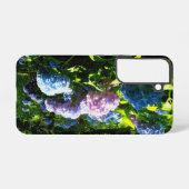 Hydrangea Tuin Hoestelcase Samsung Galaxy Hoesje (Achterkant horizontaal)