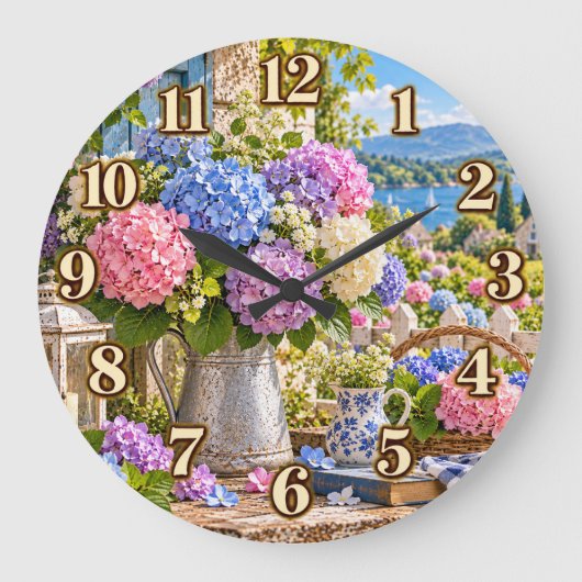 Hydrangea Tuin Meerzijde Klok (Voorkant)