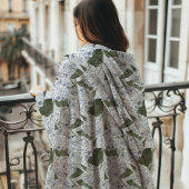 Hydrangea Tuin Monogram Fleece Deken