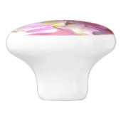 Hydrangea tuin roze bloemenblauw paarse bloemig keramische knop (Zijkant)