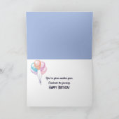 Hydrangea Tuin Verjaardag Kaart (Binnen)