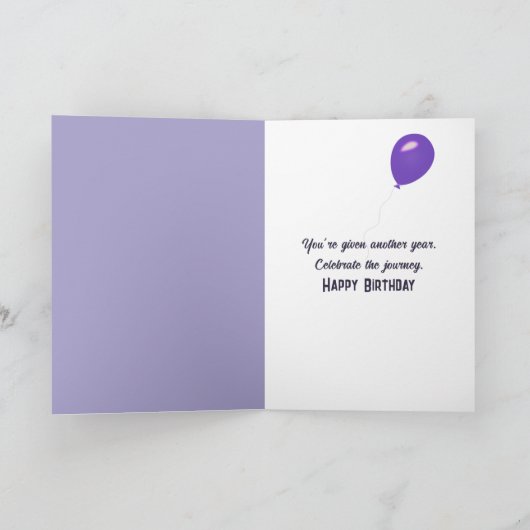 Hydrangea Tuin Verjaardag Kaart (Binnen)