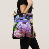Hydrangea tuinroze blauwe paarse flora Tunt gift Tote Bag (Dichtbij)