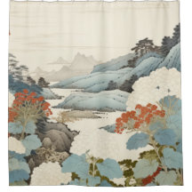 Hydrangea tuinschilderij buiten.