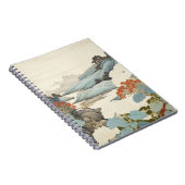 Hydrangea tuinschilderij buiten. notitieboek (Rechterzijde)