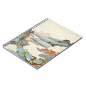 Hydrangea tuinschilderij buiten. notitieboek (Linkerzijde)