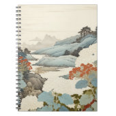 Hydrangea tuinschilderij buiten. notitieboek (Voorkant)