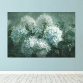 *~* Hydrangea TV2 Uitgerekte Canvas Print (Insitu (Houten vloer))