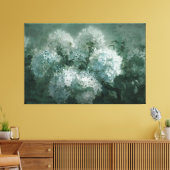 *~* Hydrangea TV2 Uitgerekte Canvas Print (Insitu (Woonkamer))